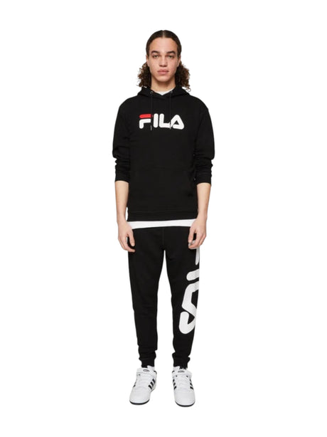 Image for Men's Brand Logo Printeed Hoodie,Black