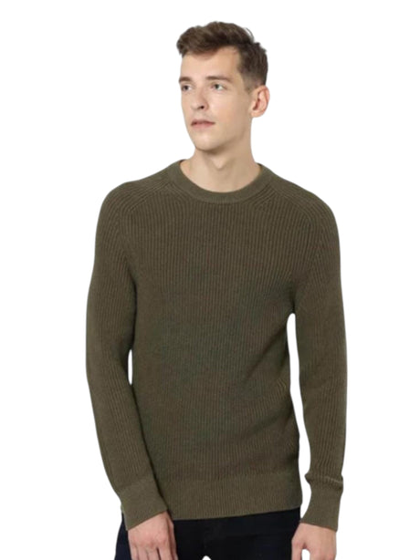 Image for Men's Knitted Sweaters,Olive