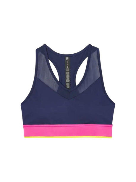 Image for Women's Colorblocked Crop Sport Top,Navy