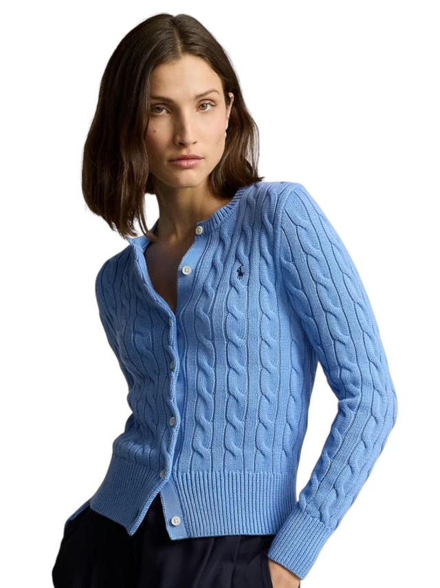 Image for Women's Knitted Cardigan,Blue