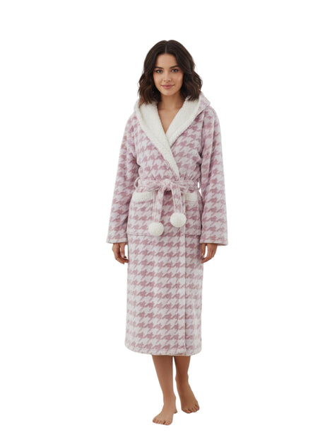 Image for Women's Faux Fur Robe,Pink