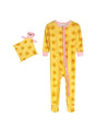 Image for Kids Girl's Printed Jumpsuit&Matching Toy,Yellow