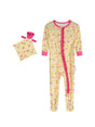 Image for Kids Girl's Printed Jumpsuit&Matching Toy,Yellow