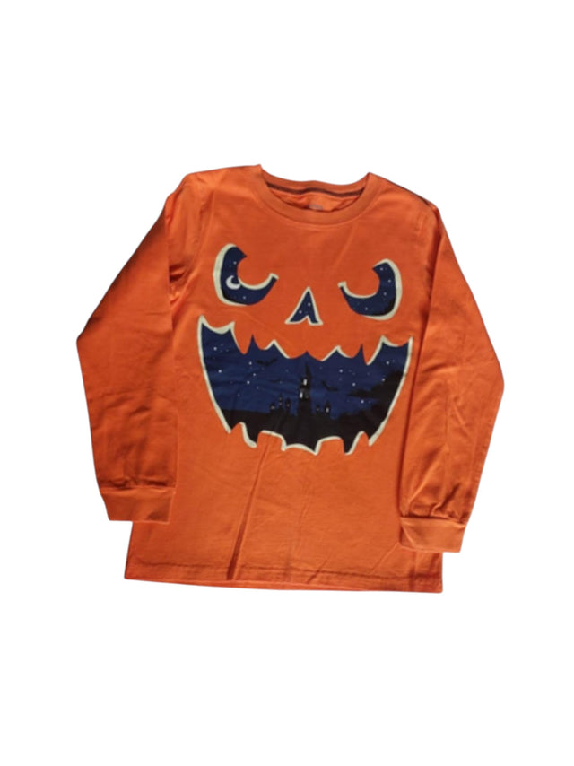 Image for Kids Boy's Halloween Printed Top,Orange
