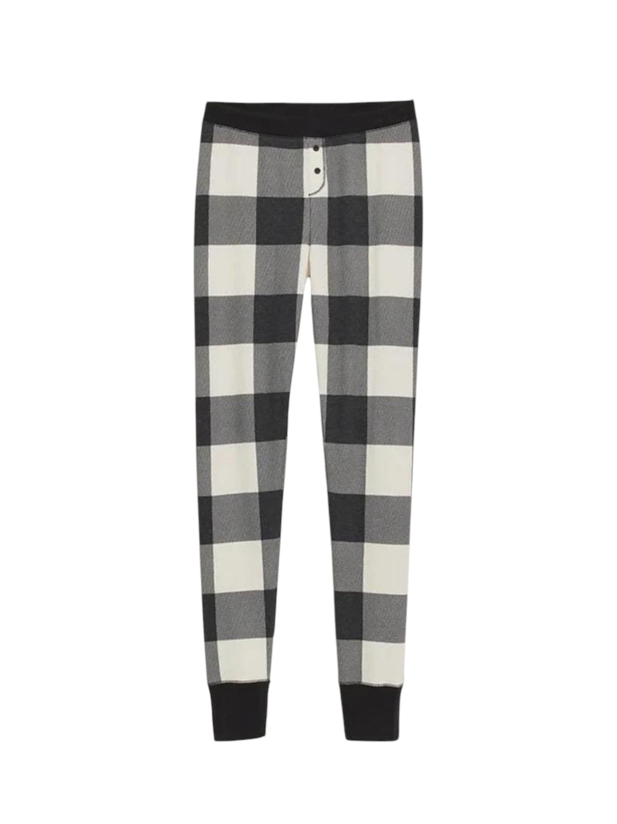 Image for Women's Plaid Sleepwear Pant,Black/White