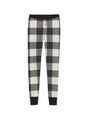 Image for Women's Plaid Sleepwear Pant,Black/White