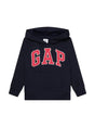 Image for Kids Girl's Brand Logo Printed Hoodie,Navy