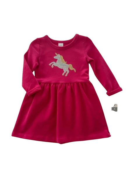 Image for Kids Girl's Printed Ruffled Dress,Pink