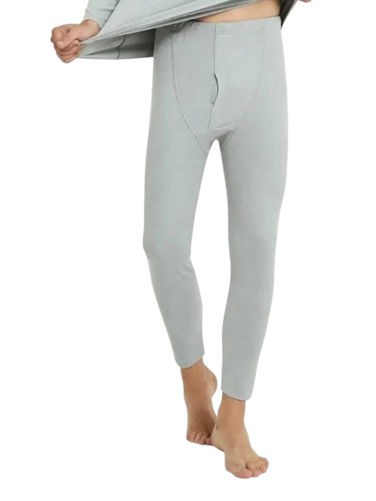 Image for Men's Knitted Underwear Pants,Grey