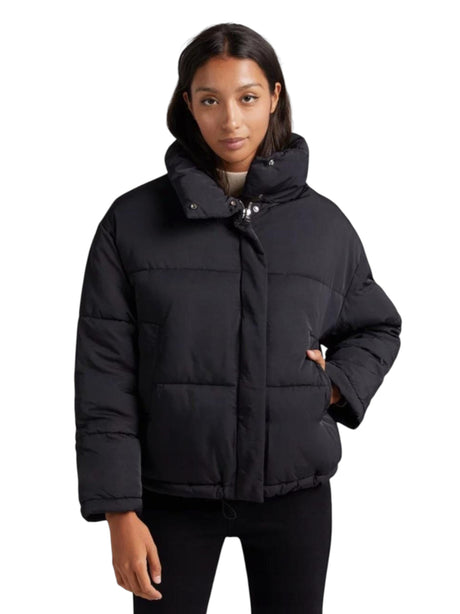 Image for Women's Quilted Jacket,Black