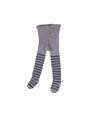 Image for Kids Girl's Striped Knitted Tights,Grey