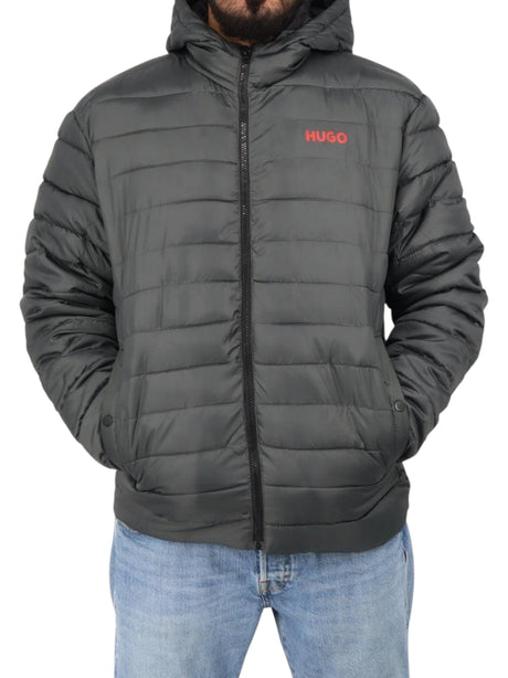 Image for Men's Quilted Jacket,Grey