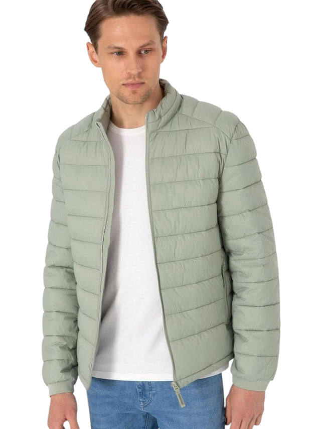 Image for Men's Quilted Jacket,Green
