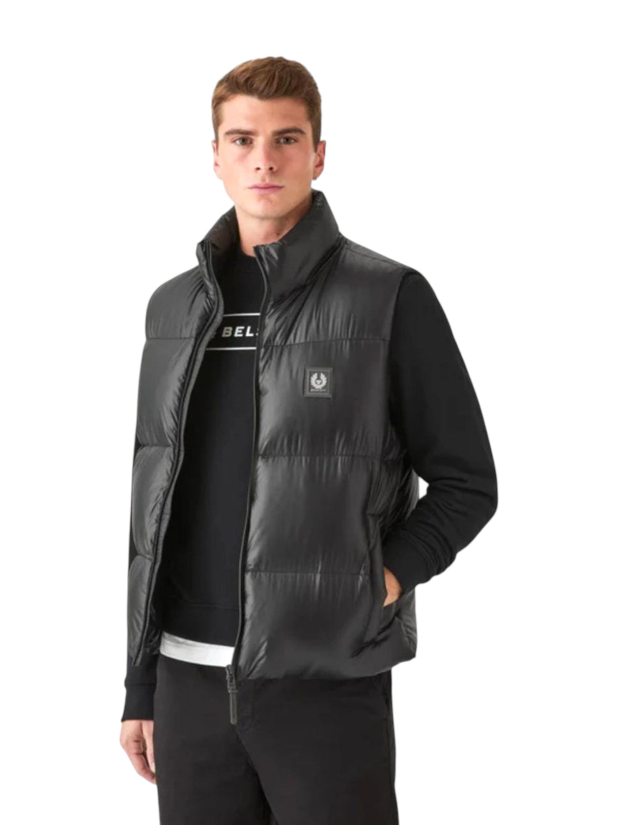 Image for Men's Quilted Vest,Black