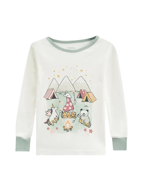 Image for Kids Girl's Printed Top,White