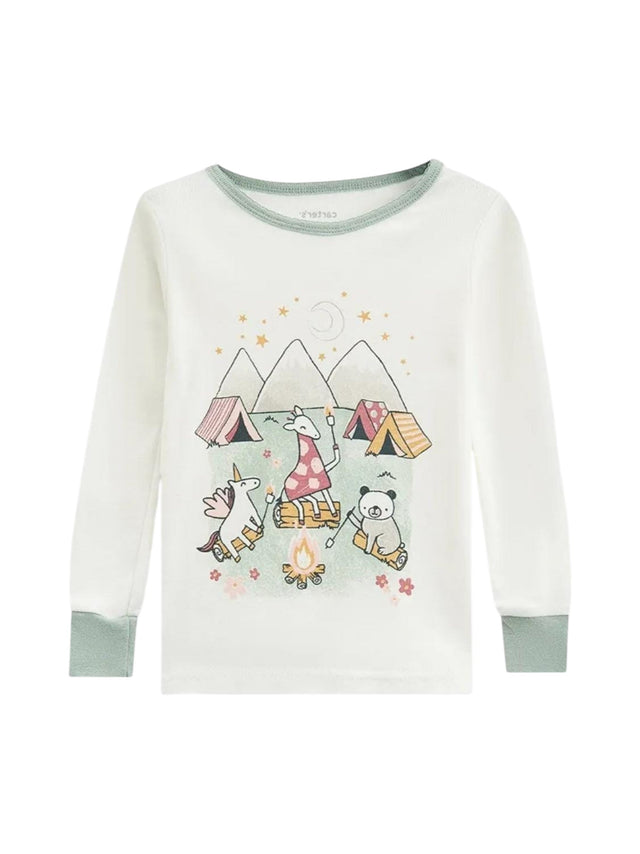 Image for Kids Girl's Printed Top,White