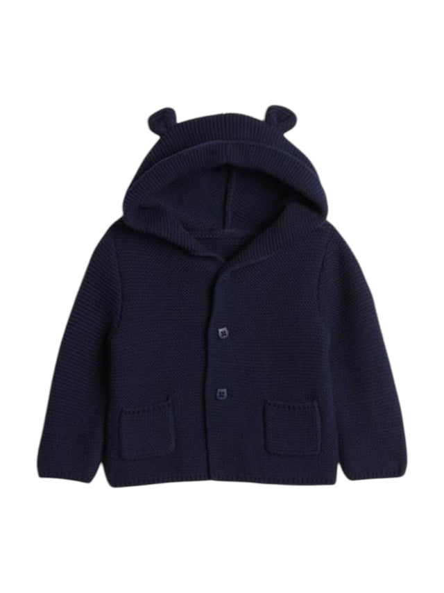 Image for Kids Boy's Knitted Hoodie,Navy