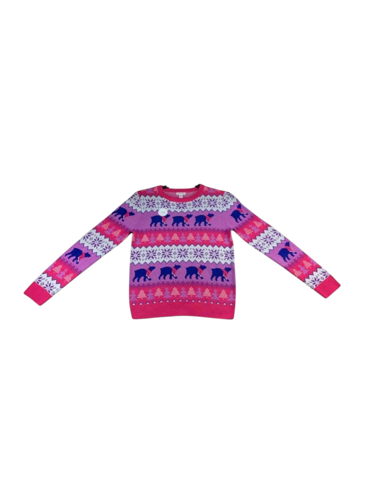 Image for Kids Girl's Graphic Knitted Sweaters,Pink