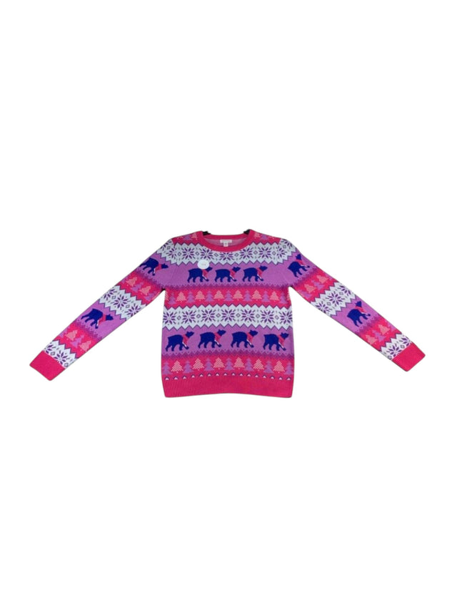 Image for Kids Girl's Graphic Knitted Sweaters,Pink