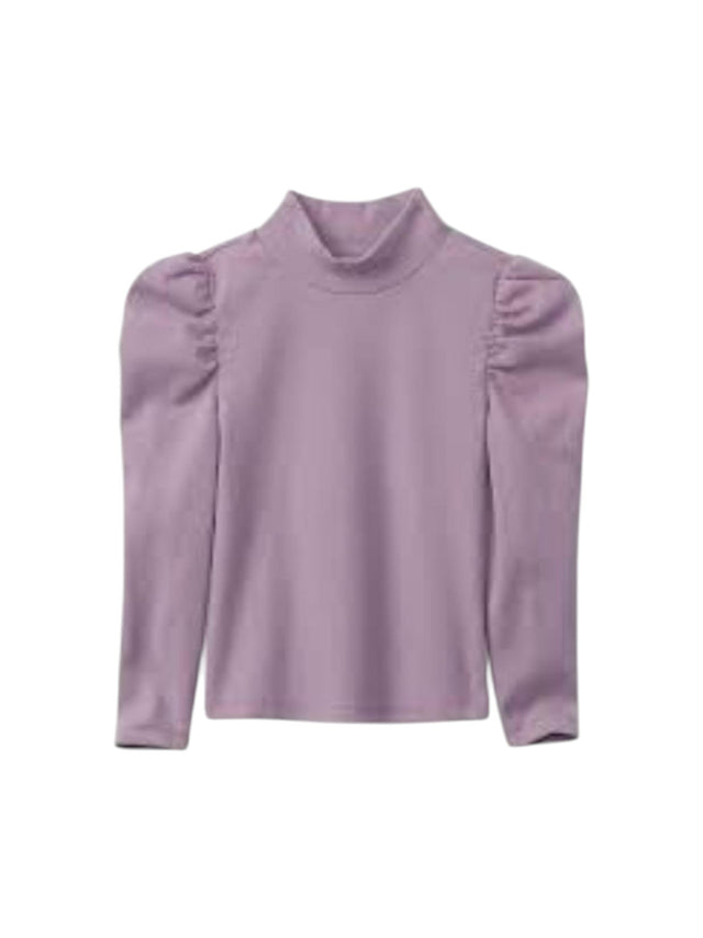 Image for Kids Girl's Ribbed Top,Purple