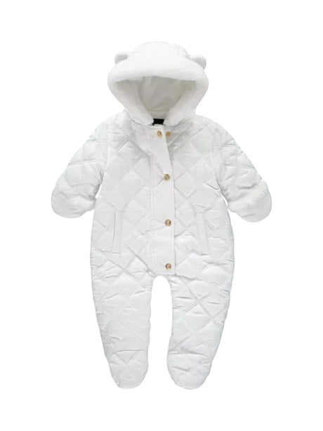 Image for Kids Girl's Snow Quilted Jumpsuit,White 