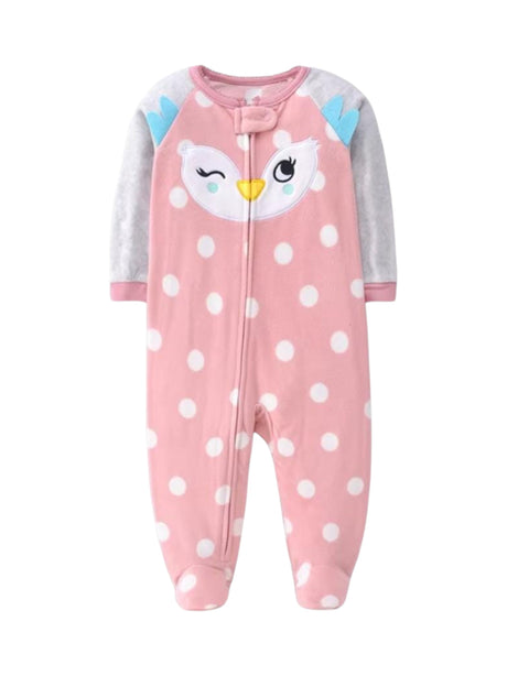 Image for Kids Girl's Dotted Jumpsuit,Rose
