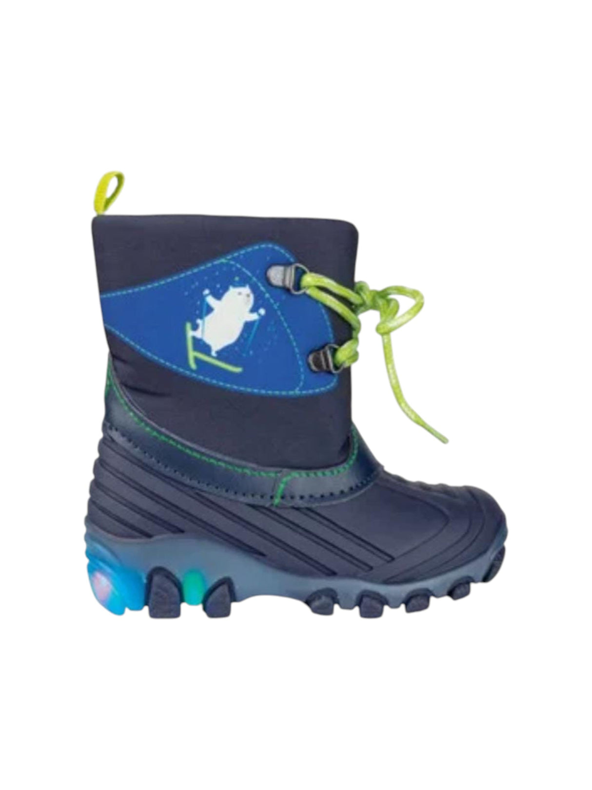 Image for Kids Boy's Lined Snow Ankle Boots,Navy