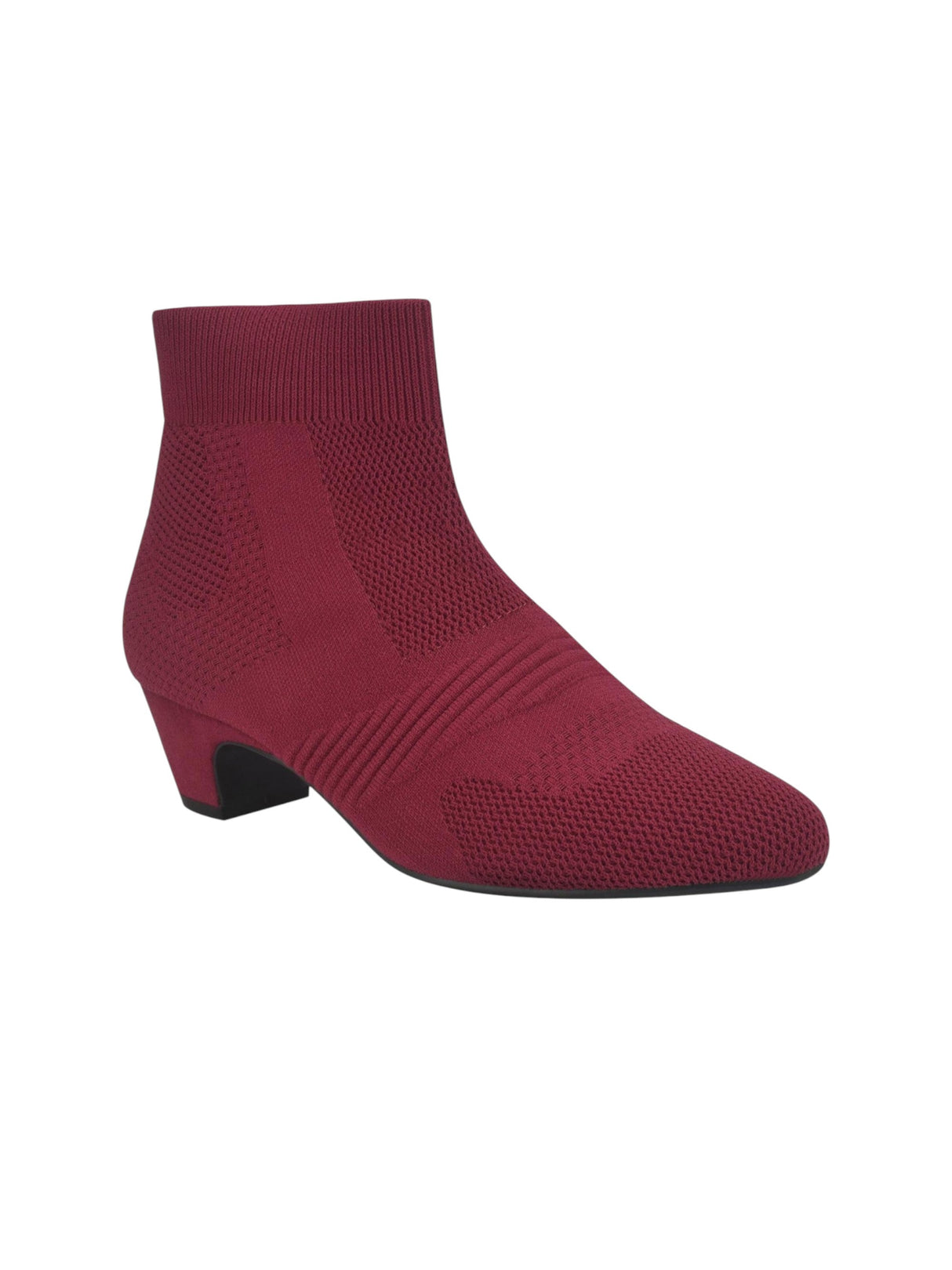 Image for Women's Textured Ankle Boots,Red