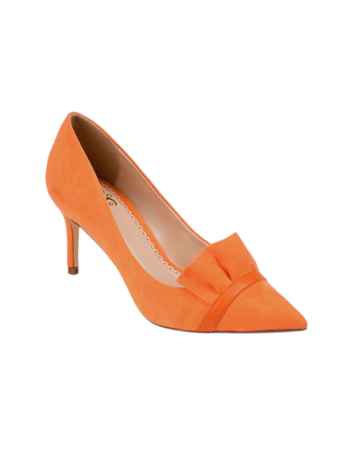 Image for Women's Textured High Heels Shoes,Orange