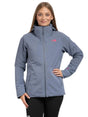 Image for Women's Plain Solid Jacket,Grey