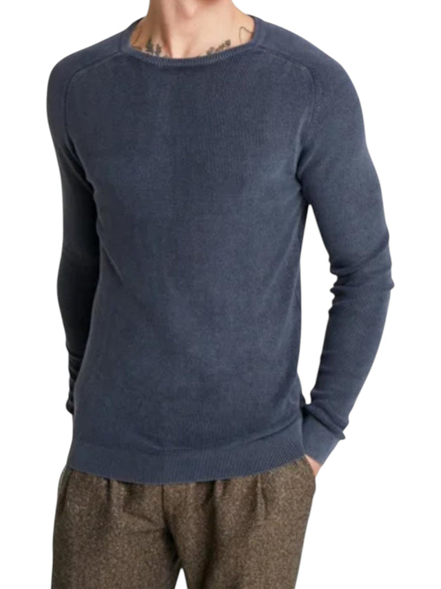 Image for Men's Knitted Sweaters,Light Navy
