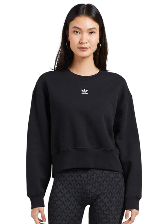 Image for Women's Plain Solid Sweaters,Black