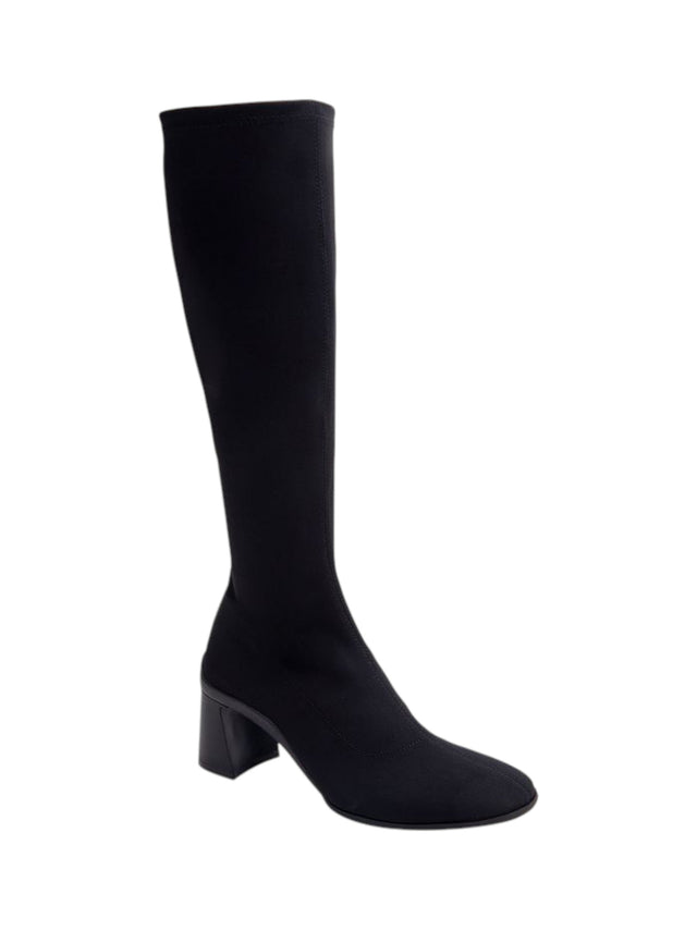 Image for Women's Plain Knee High Boots,Black