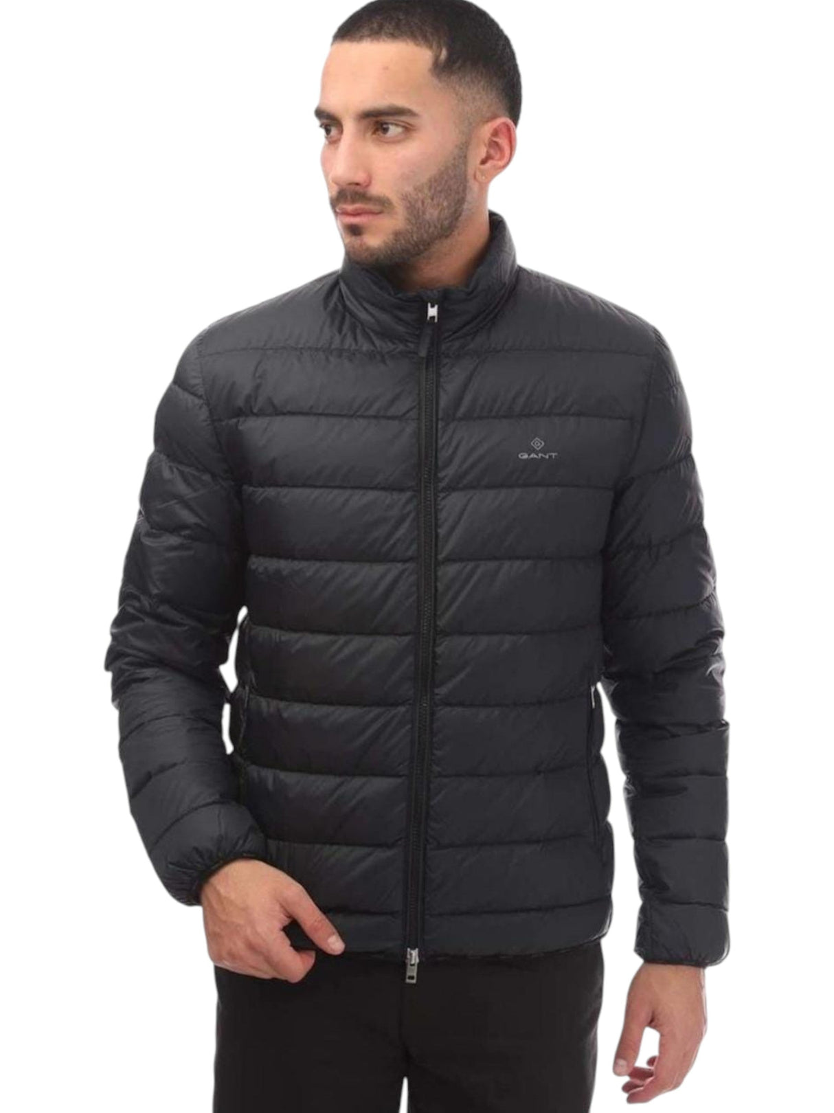 Image for Men's Quilted Jacket,Black