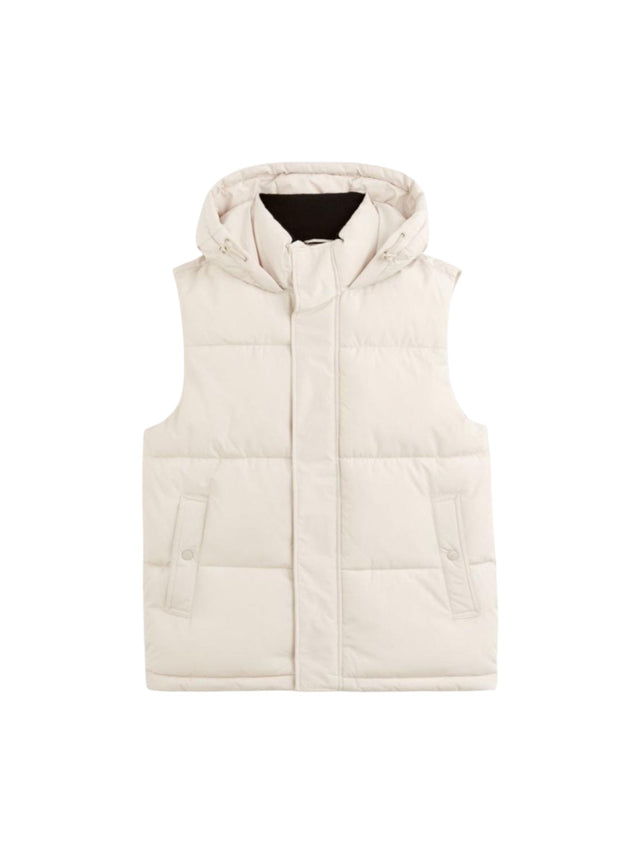Image for Women's Quilted Vest,Light Beige