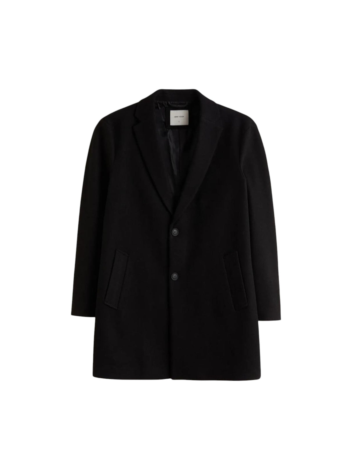 Image for Men's Textured Classic Coat,Black
