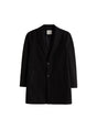 Image for Men's Textured Classic Coat,Black