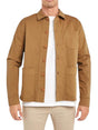 Image for Men's Textured Classic Jacket,Brown