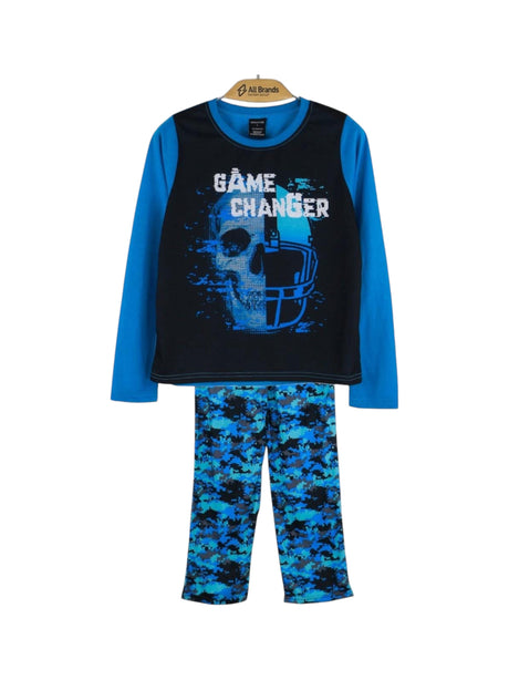 Image for Kids Boy's Printed Pajama Set Top&Pant,Blue