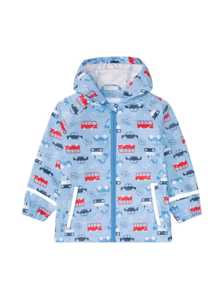 Image for Kids Boy's Printed Waterproof Jacket,Blue