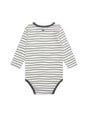 Image for Kids Boy's Striped Bodysuit,White