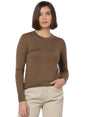 Image for Women's Knitted Top,Brown