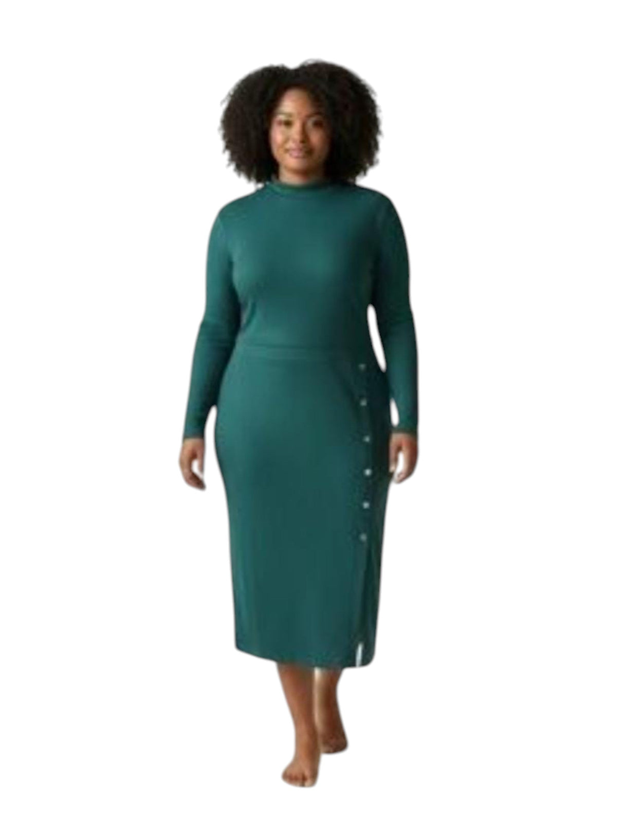 Image for Women's Ribbed Dress,Olive