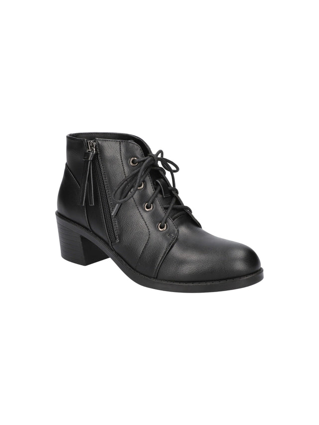 Image for Women's Plain Ankle Boots,Black