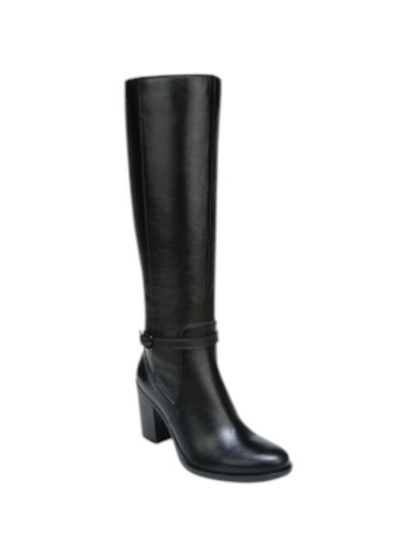 Image for Women's Plain Knee High Boots Heels,Black