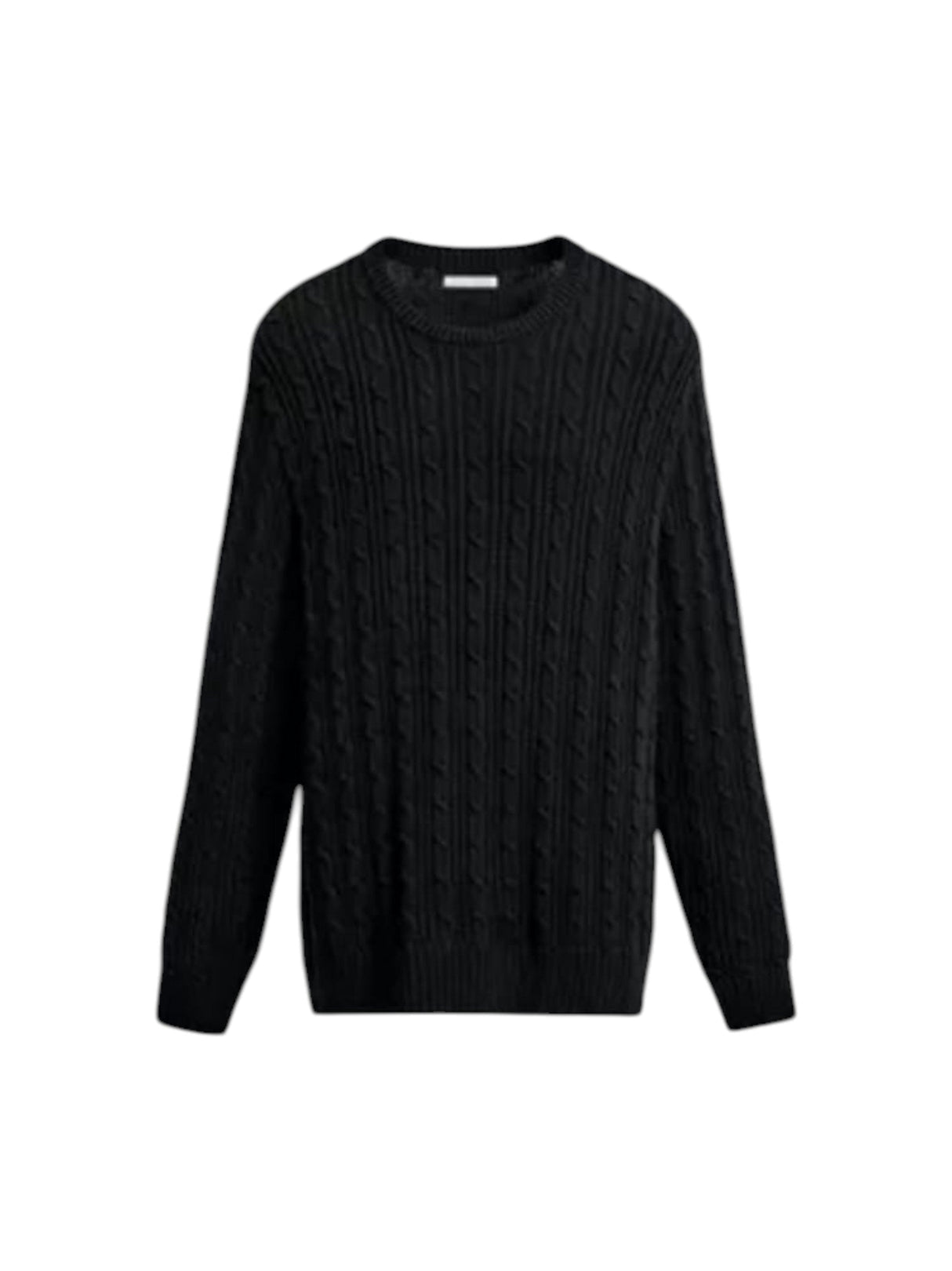 Image for Men's Knitted Sweaters,Black
