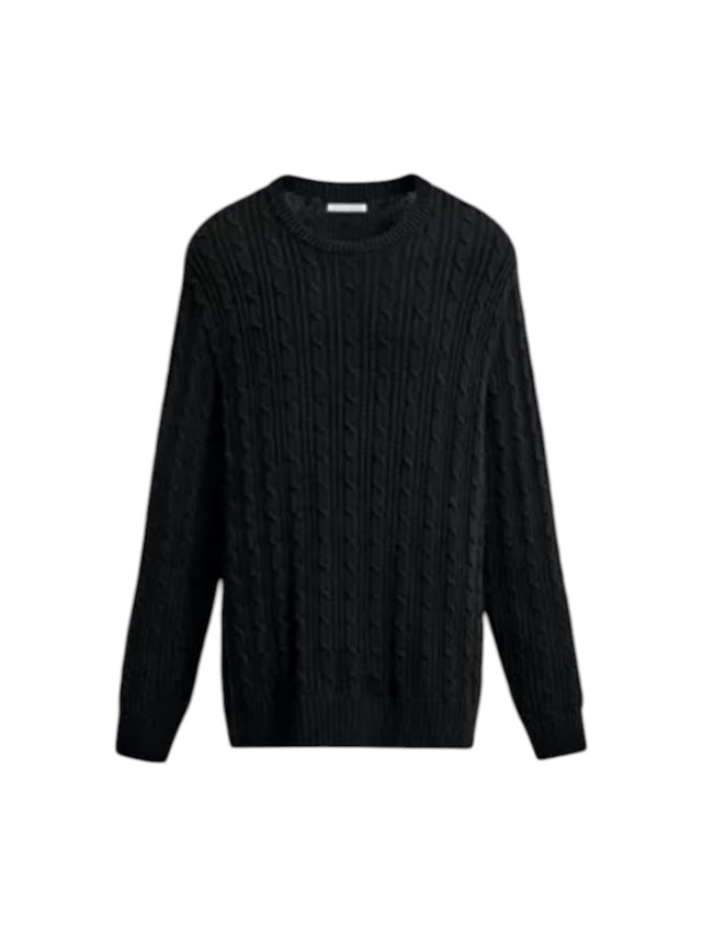 Image for Men's Knitted Sweaters,Black