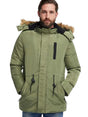 Image for Men's Lined Quilted Jacket,Green