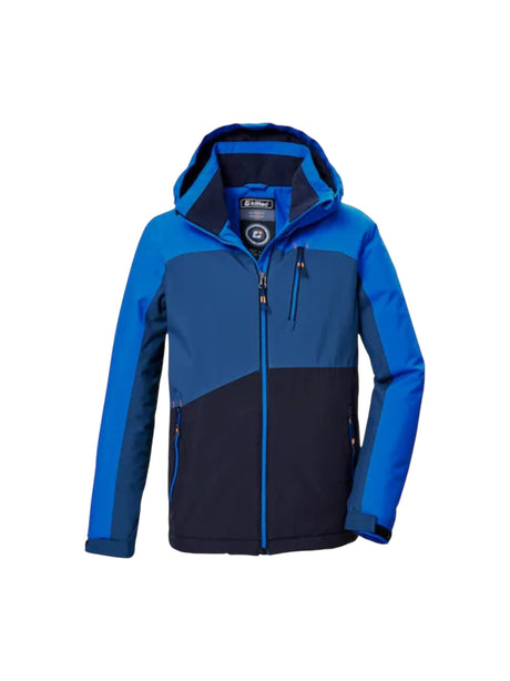 Image for Kids Boy's  Quilted Jacket,Blue/Black