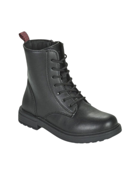 Image for Kids Girl's Plain Ankle Boots,Black